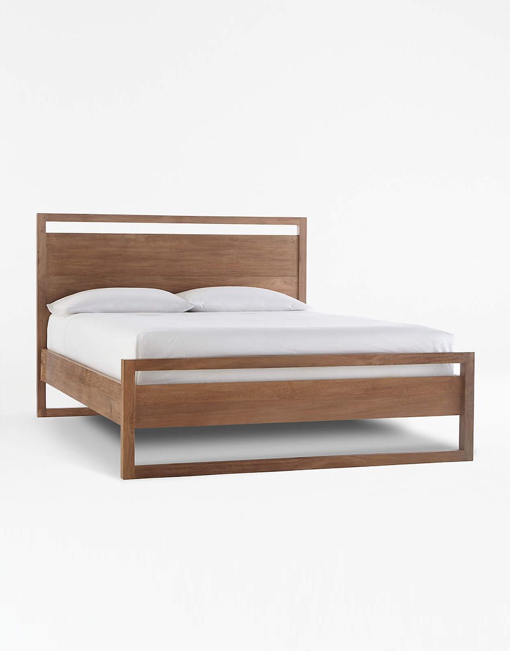 Teak Double Bed With Headboard - Image 3